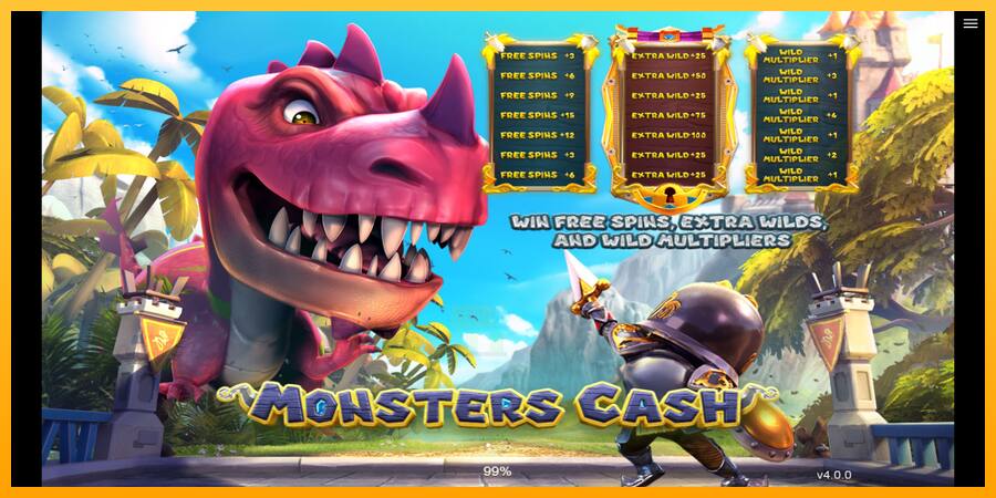 Monsters Cash játékgép pénzért, kép 1