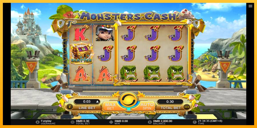 Monsters Cash játékgép pénzért, kép 2