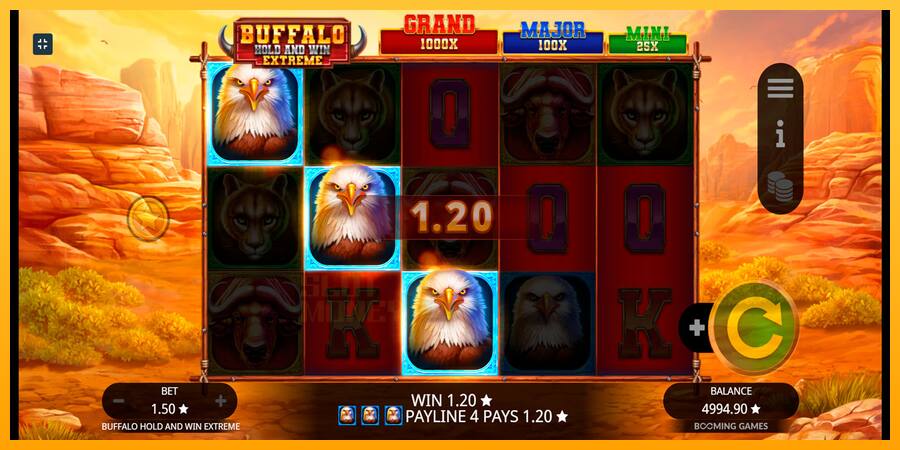 Buffalo Hold and Win Extreme játékgép pénzért, kép 3