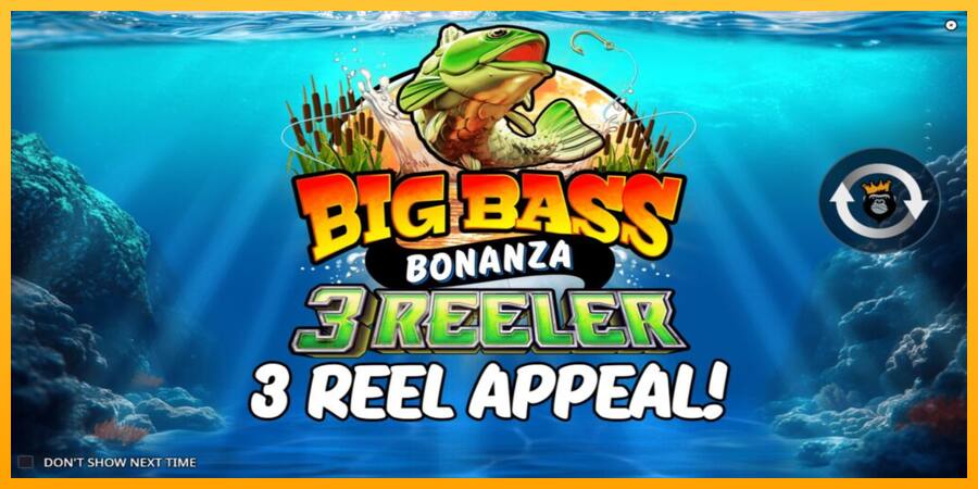 Big Bass Bonanza 3 Reeler játékgép pénzért, kép 1