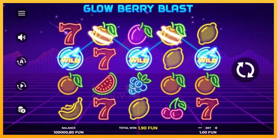 Glow Berry Blast játékgép pénzért, kép 2