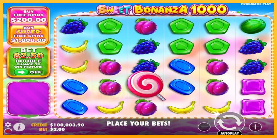 Sweet Bonanza 1000 játékgép pénzért, kép 2