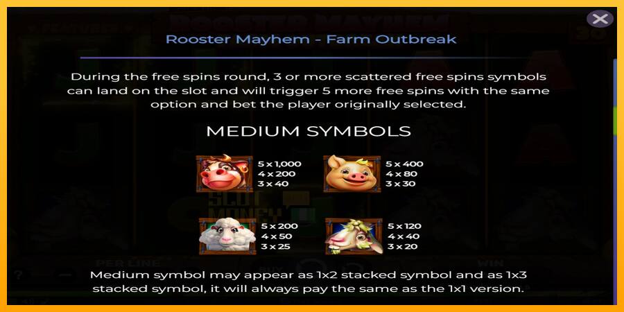 Rooster Mayhem Farm Outbreak játékgép pénzért, kép 5