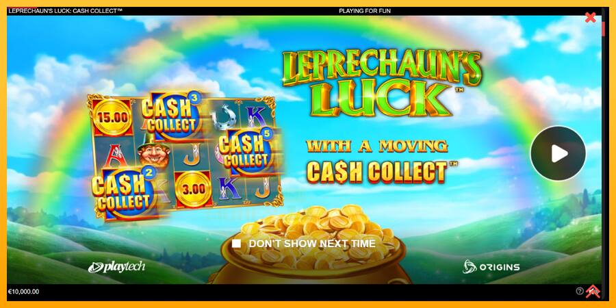 Leprechauns Luck Cash Collect Megaways PowerPlay Jackpot játékgép pénzért, kép 1