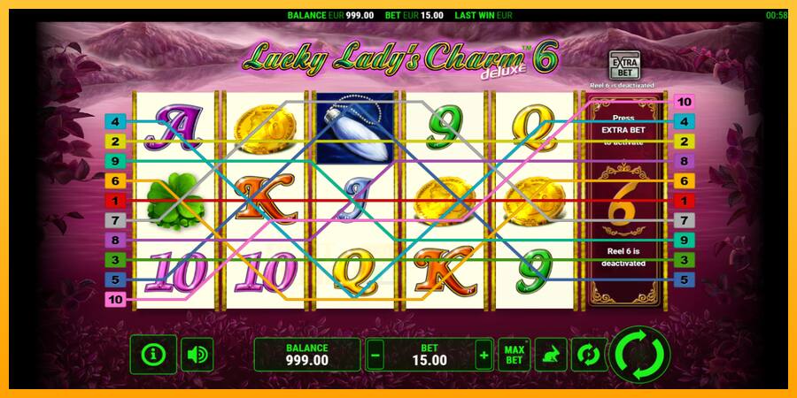 Lucky Ladys Charm Deluxe 6 játékgép pénzért, kép 1