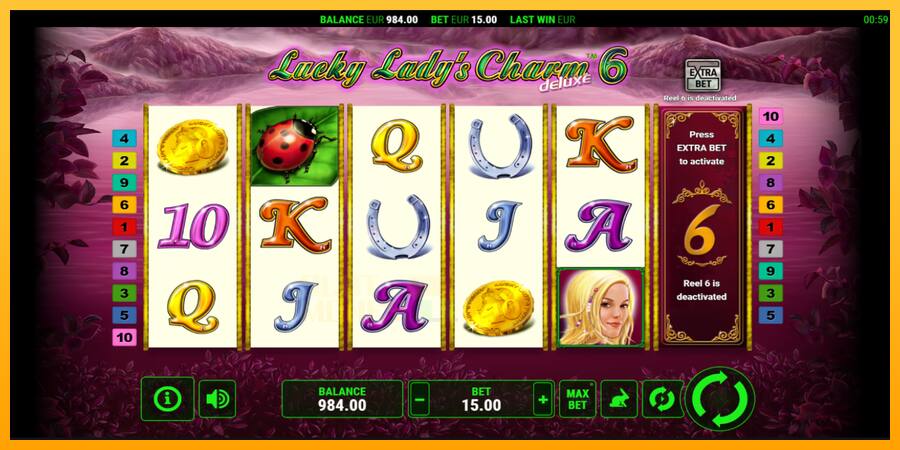 Lucky Ladys Charm Deluxe 6 játékgép pénzért, kép 2