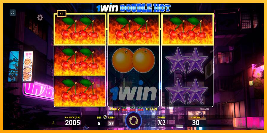 1win Double Hot játékgép pénzért, kép 4