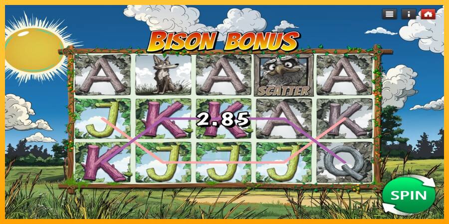 Bison Bonus játékgép pénzért, kép 2