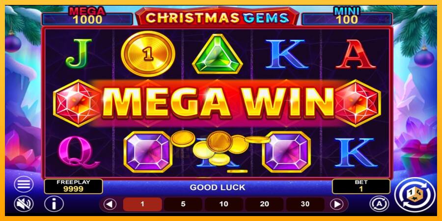 Christmas Gems Hold & Win játékgép pénzért, kép 3