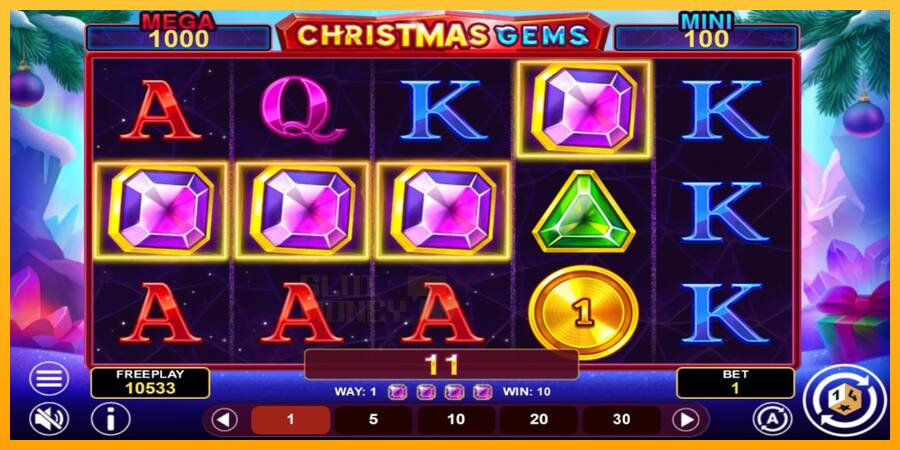 Christmas Gems Hold & Win játékgép pénzért, kép 4