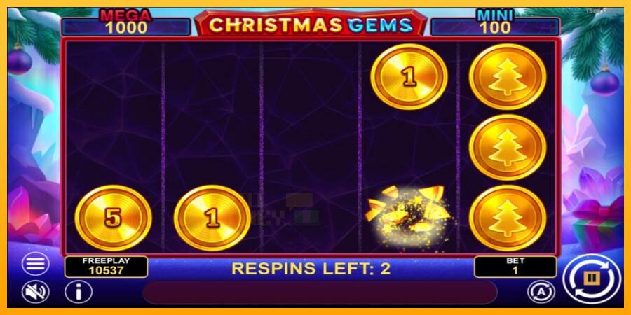 Christmas Gems Hold & Win játékgép pénzért, kép 5