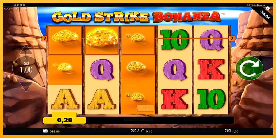 Gold Strike Bonanza játékgép pénzért, kép 7