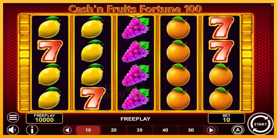 Cashn Fruits Fortune 100 játékgép pénzért, kép 1