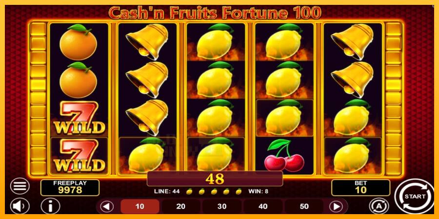 Cashn Fruits Fortune 100 játékgép pénzért, kép 2