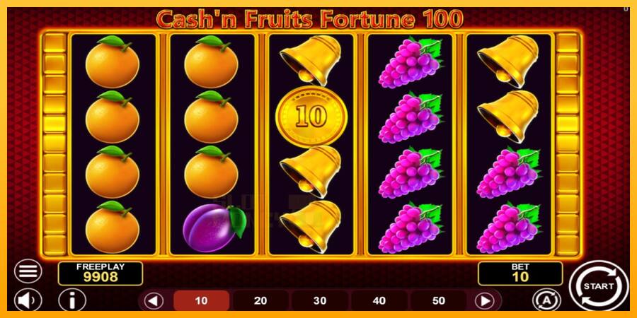 Cashn Fruits Fortune 100 játékgép pénzért, kép 3