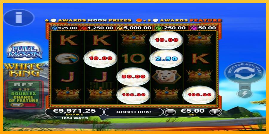 Full Moon: White King PowerPlay Jackpot játékgép pénzért, kép 3