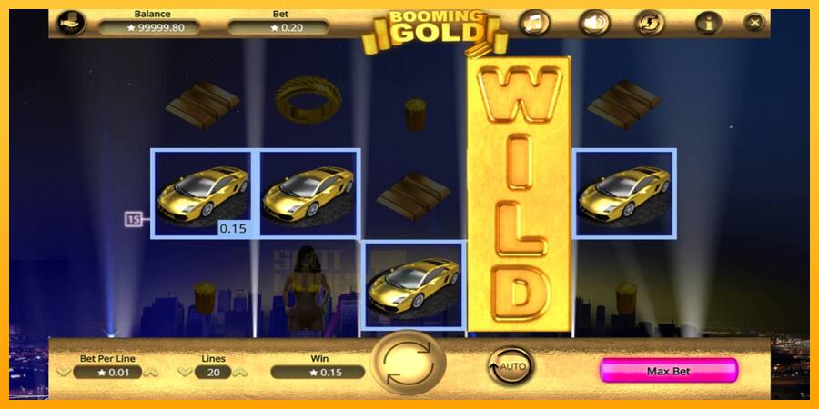 Booming Gold játékgép pénzért, kép 2