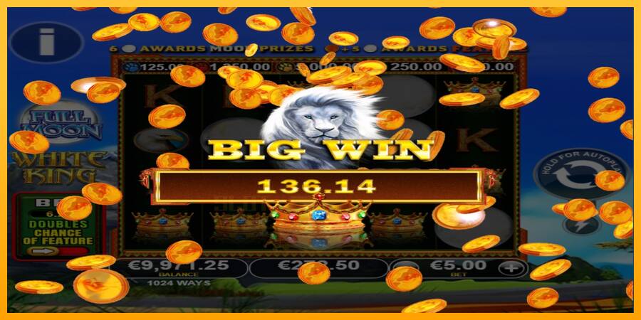 Full Moon: White King PowerPlay Jackpot játékgép pénzért, kép 4