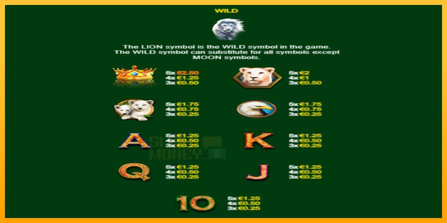 Full Moon: White King PowerPlay Jackpot játékgép pénzért, kép 6