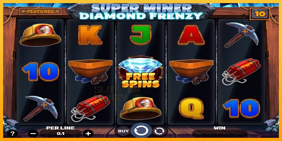 Super Miner - Diamond Frenzy játékgép pénzért, kép 1