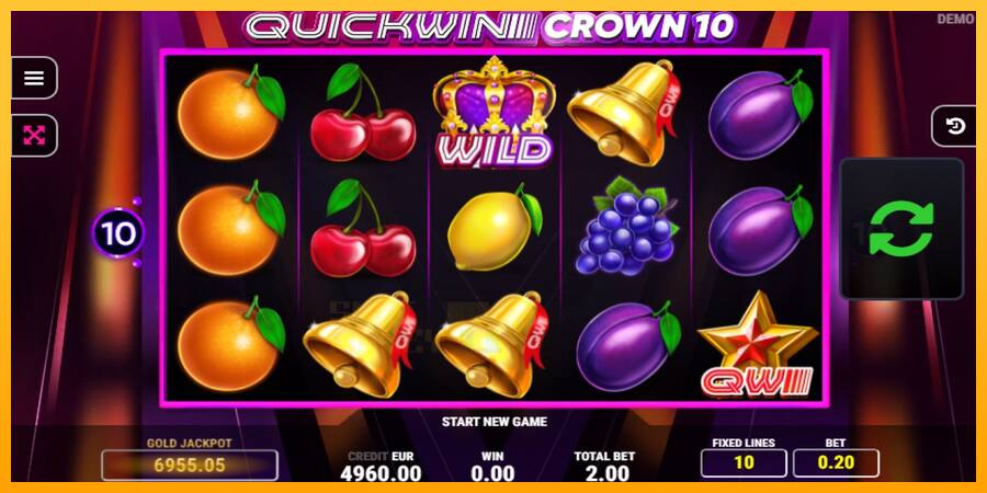 Quick Win Crown 10 játékgép pénzért, kép 2