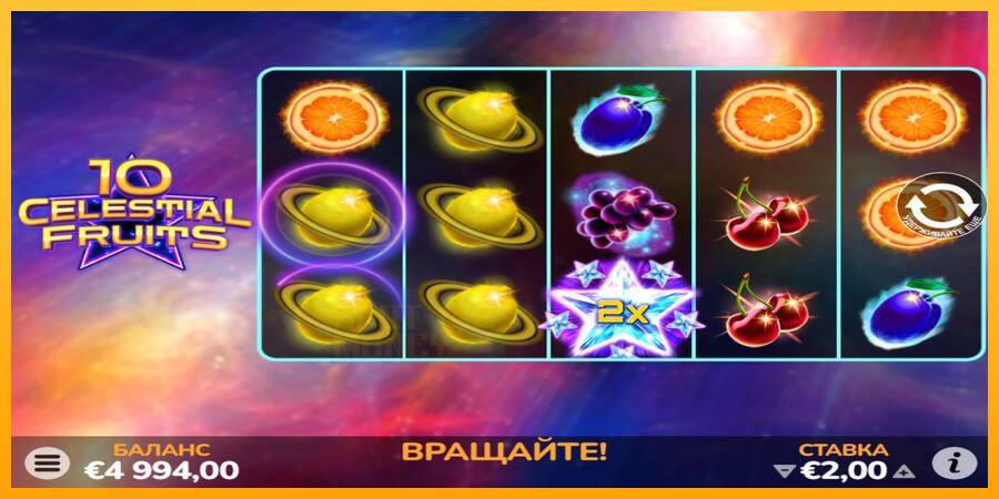 10 Celestial Fruits játékgép pénzért, kép 2