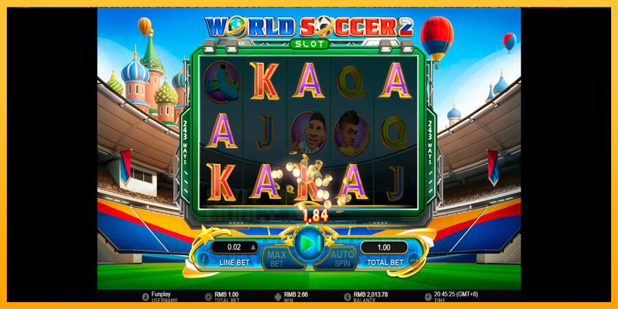 World Soccer Slot 2 játékgép pénzért, kép 5