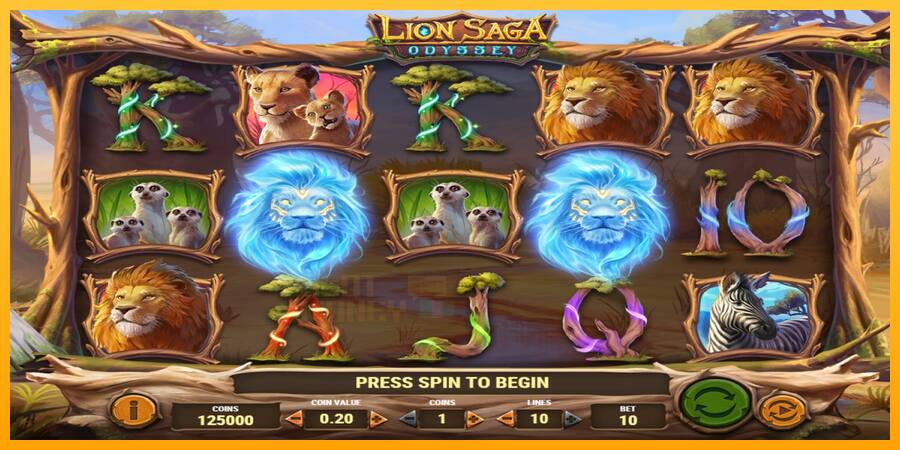 Lion Saga Odyssey játékgép pénzért, kép 1