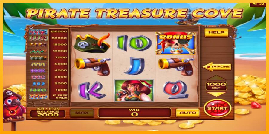 Pirate Treasure Cove Pull Tabs játékgép pénzért, kép 3