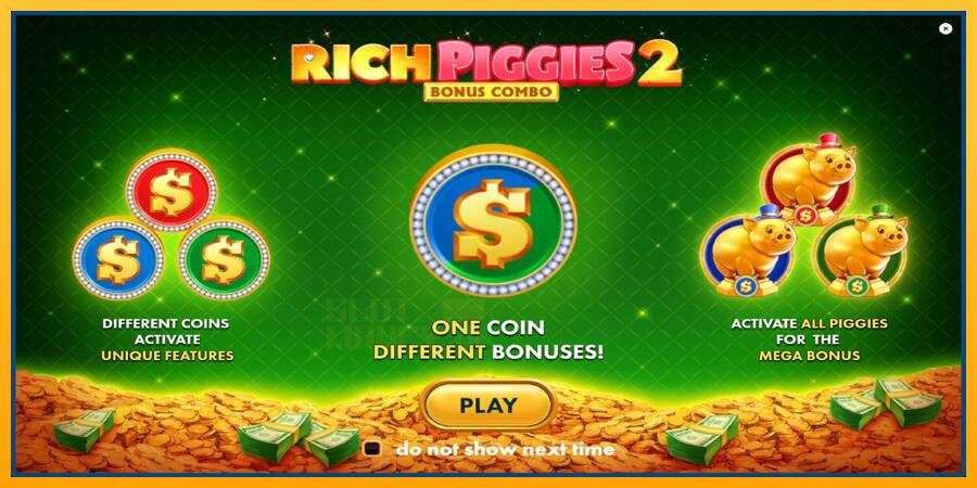 Rich Piggies 2: Bonus Combo játékgép pénzért, kép 1