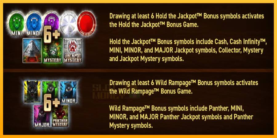 Mighty Wild: Panther Grand Platinum Edition Halloween Jackpots játékgép pénzért, kép 4