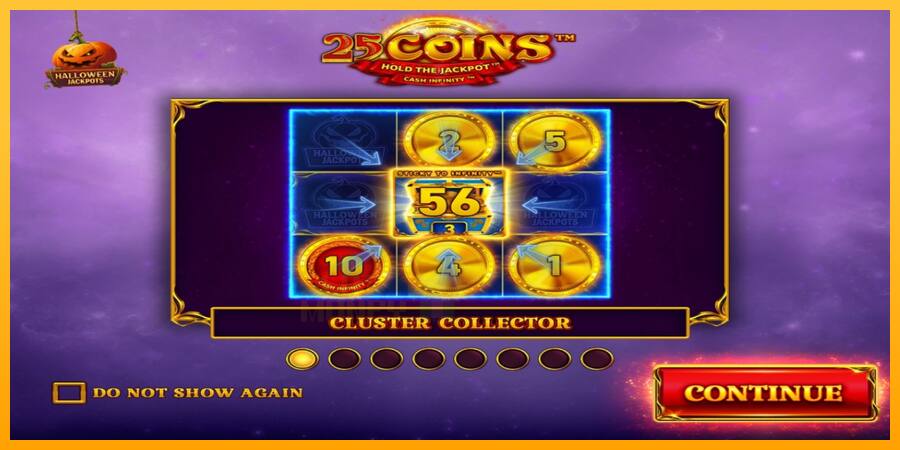 25 Coins Halloween Jackpots játékgép pénzért, kép 1