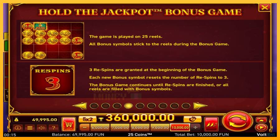 25 Coins Halloween Jackpots játékgép pénzért, kép 5