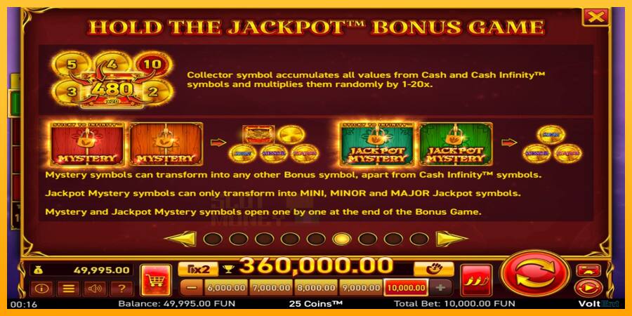 25 Coins Halloween Jackpots játékgép pénzért, kép 6