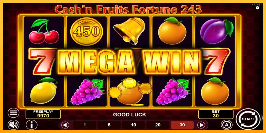 Cashn Fruits Fortune 243 játékgép pénzért, kép 3