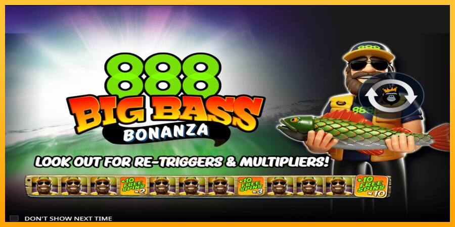 888 Big Bass Bonanza játékgép pénzért, kép 1