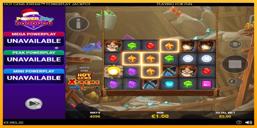 Hot Gems Xtreme PowerPlay Jackpot játékgép pénzért, kép 3