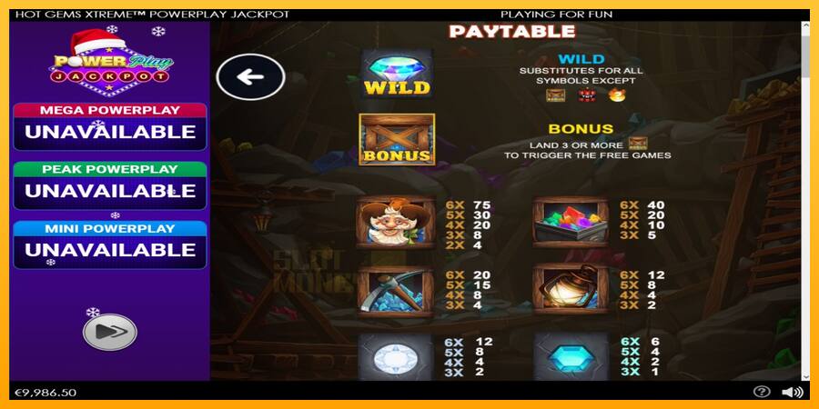 Hot Gems Xtreme PowerPlay Jackpot játékgép pénzért, kép 4