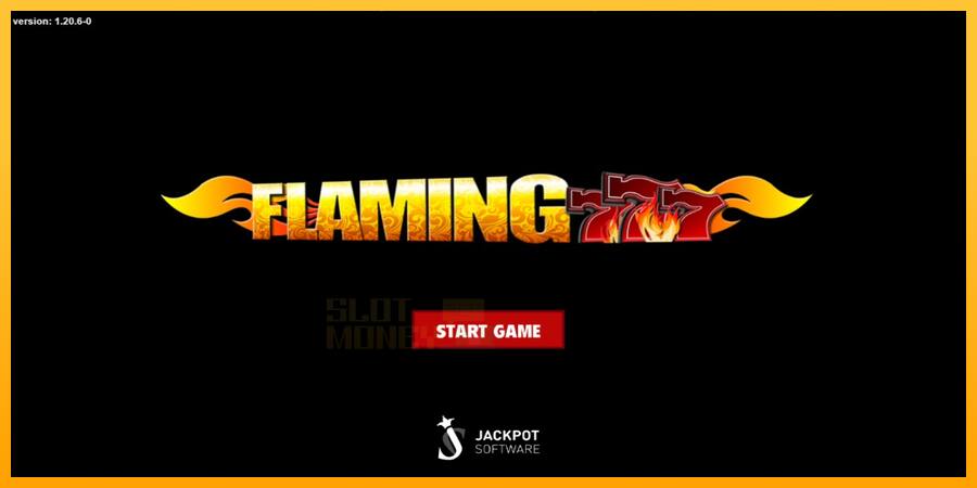 Flaming 777 játékgép pénzért, kép 1