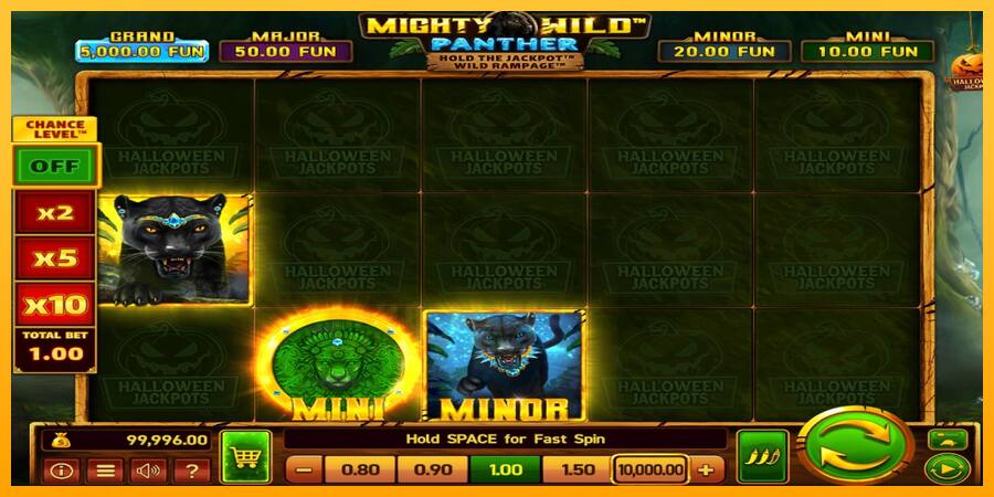 Mighty Wild: Panther Grand Diamond Edition Halloween Jackpots játékgép pénzért, kép 2