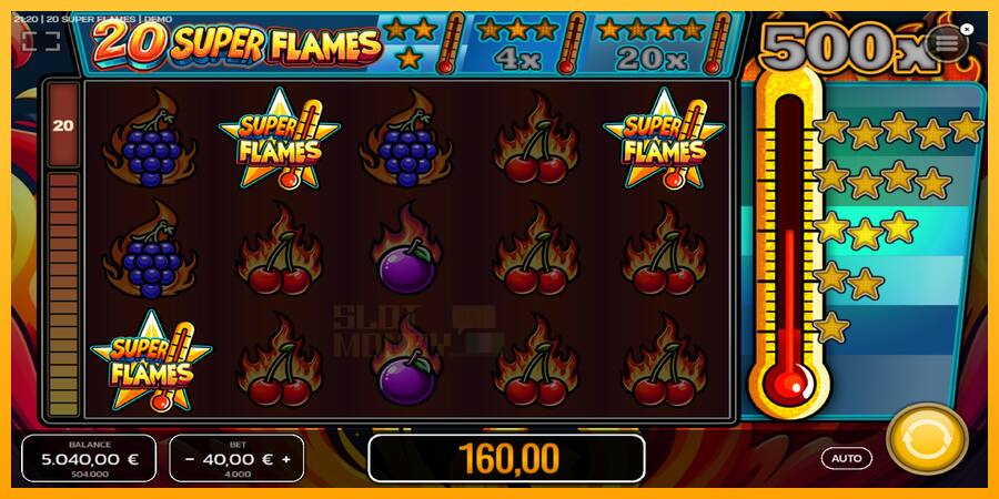 20 Super Flames játékgép pénzért, kép 2