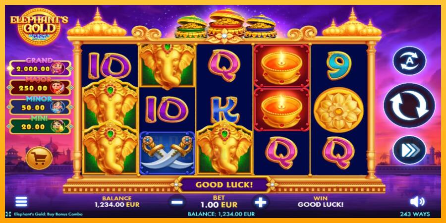 Elephants Gold Buy Bonus Combo játékgép pénzért, kép 1