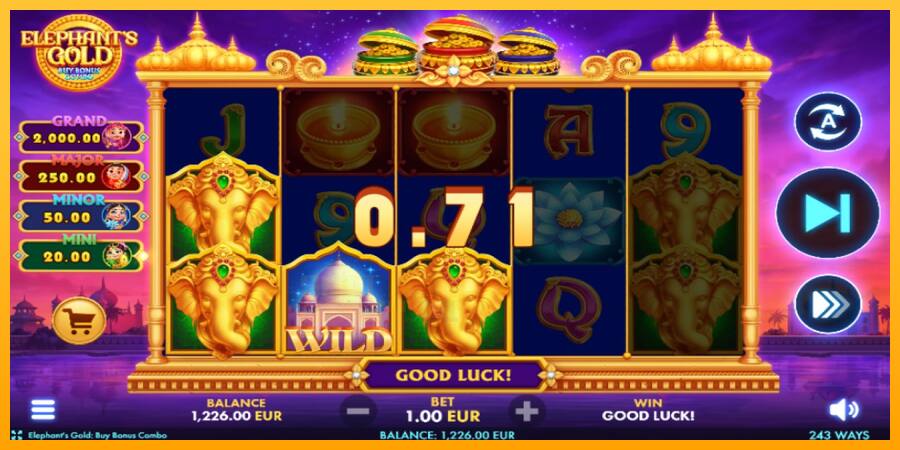 Elephants Gold Buy Bonus Combo játékgép pénzért, kép 3