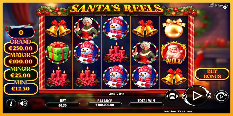 Santas Reels játékgép pénzért, kép 2