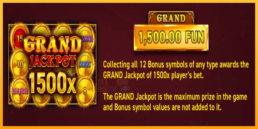 12 Coins Grand Gold Edition Halloween Jackpots játékgép pénzért, kép 5