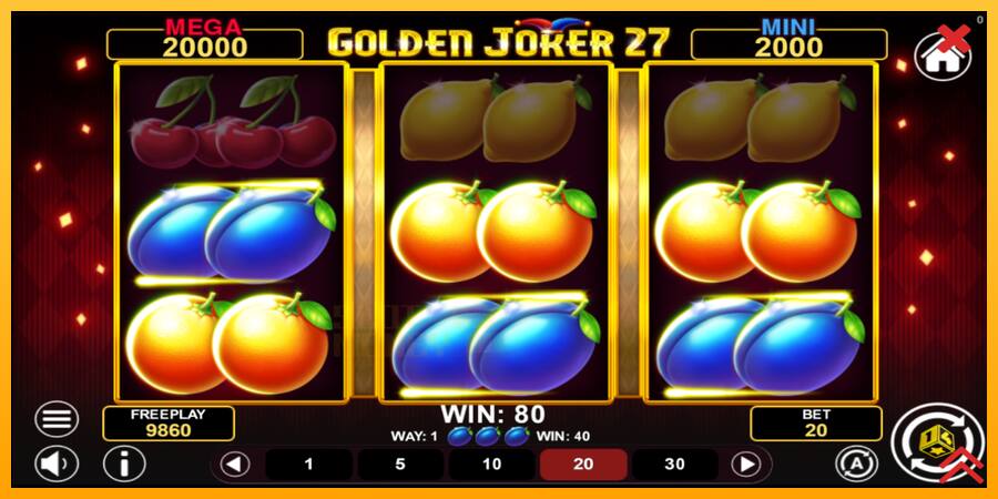 Golden Joker 27 Hold & Win játékgép pénzért, kép 4