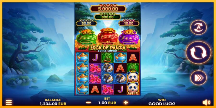 Luck of Panda Bonus Combo játékgép pénzért, kép 1