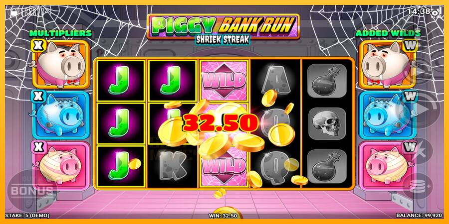 Piggy Bank Run - Shriek Streak játékgép pénzért, kép 3