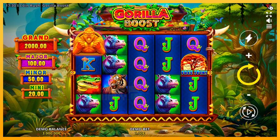 Coin Rush: Gorilla Boost játékgép pénzért, kép 1