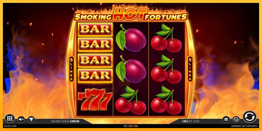 Smoking Hot Fortunes játékgép pénzért, kép 1